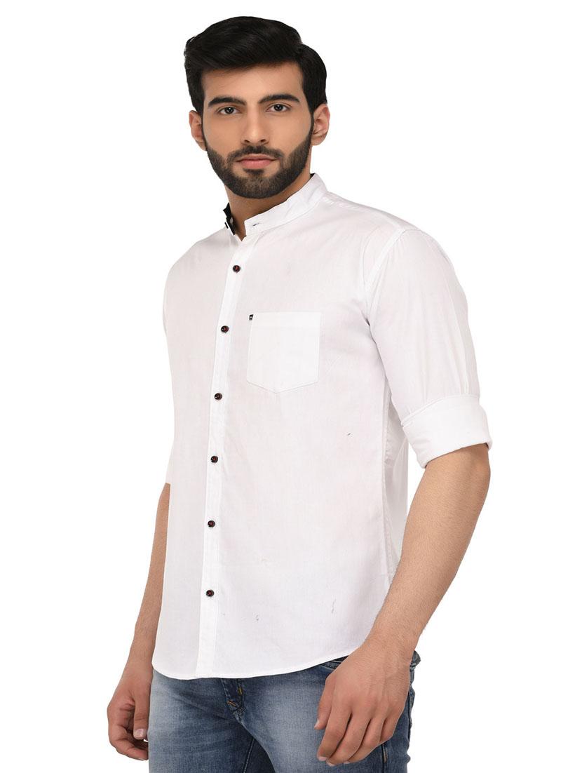 men solid long sleeve casual shirt - 21663677 - Standard Image - 1