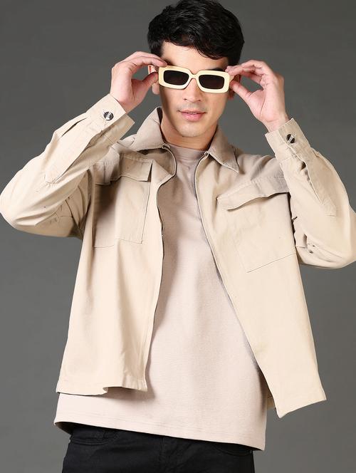 men solid long sleeve casual shirt - 21663728 -  Standard Image - 0