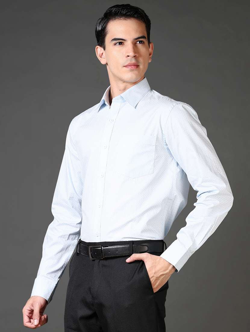 men solid long sleeve formal shirt - 21663732 -  Standard Image - 1