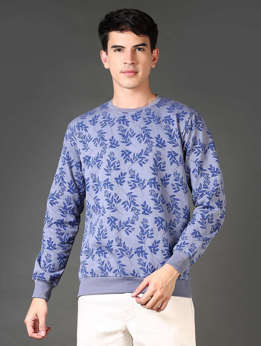 men all over print long sleeve sweatshirt - 21663747 -  Standard Image - 1