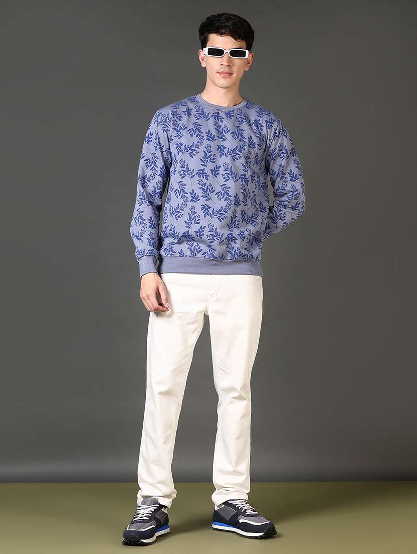 men all over print long sleeve sweatshirt - 21663747 -  Standard Image - 4