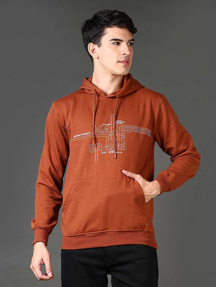 men chest print long sleeve sweatshirt - 21663796 -  Standard Image - 1