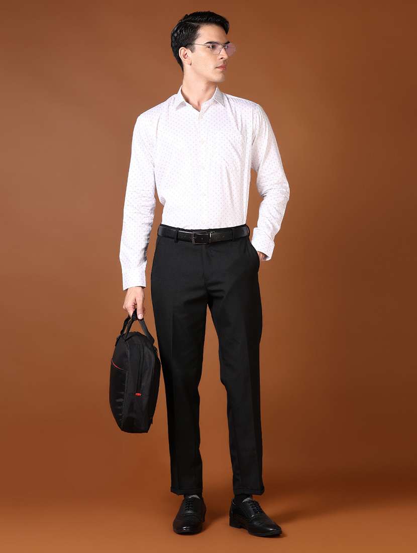 men printed long sleeve formal shirt - 21663804 -  Standard Image - 4