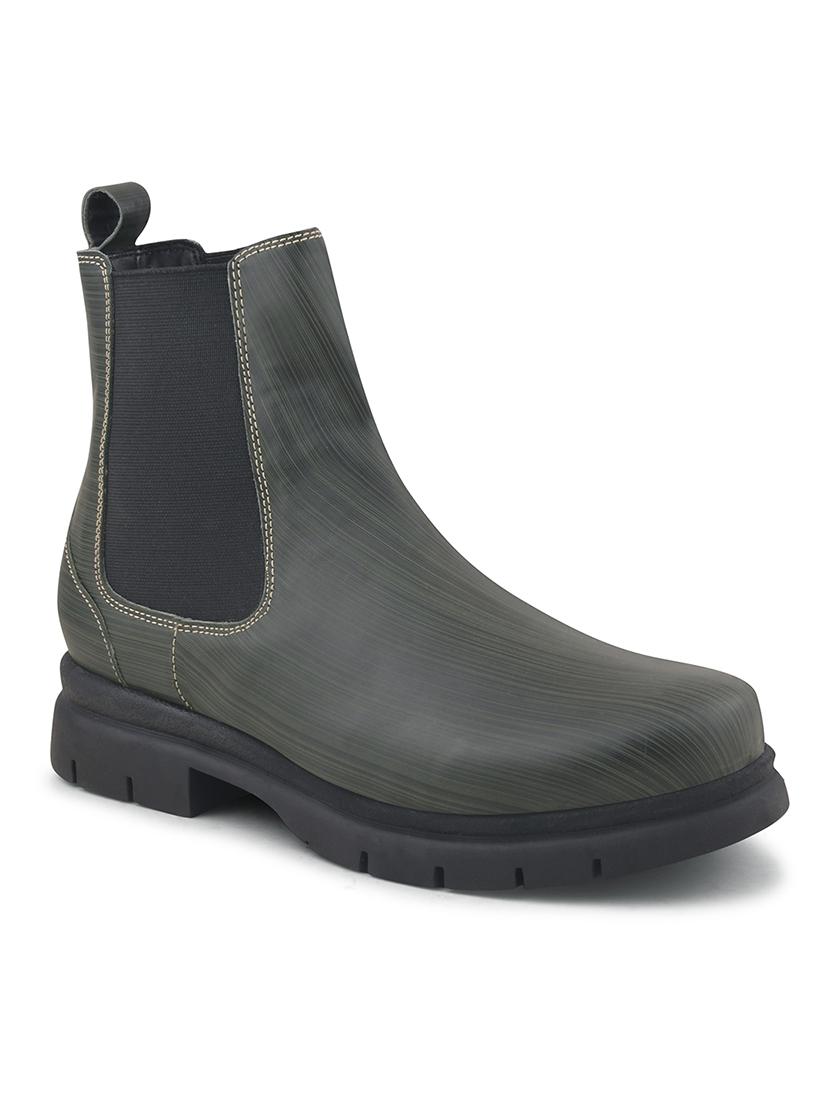women green solid ankle boots - 21664003 - Standard Image - 6
