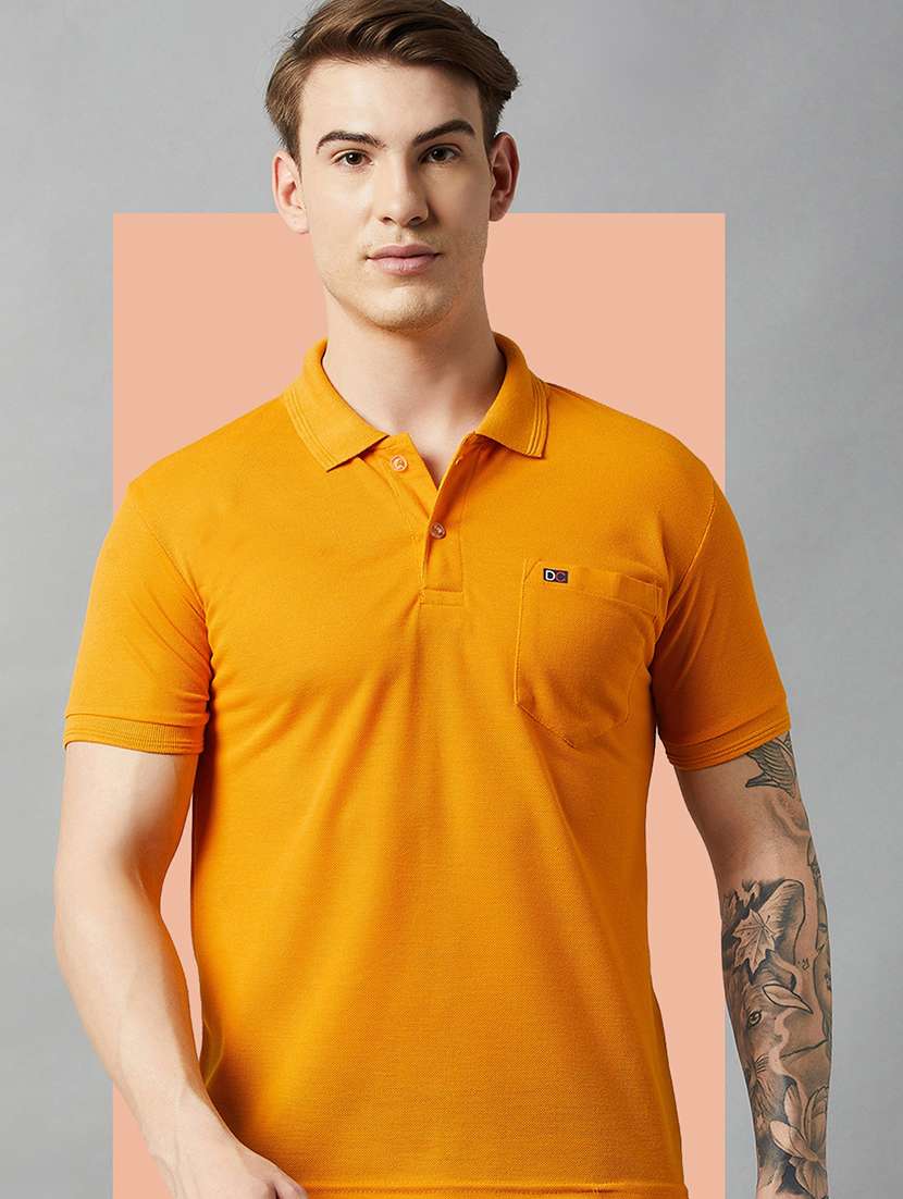 men short sleeves plain polo t-shirt - 21664131 -  Standard Image - 1