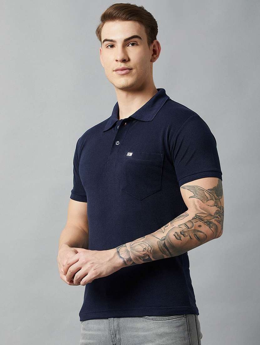men short sleeves plain polo t-shirt - 21664134 -  Standard Image - 1