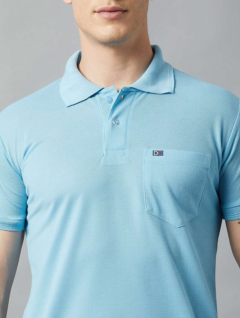 men short sleeves plain polo t-shirt - 21664139 -  Standard Image - 4