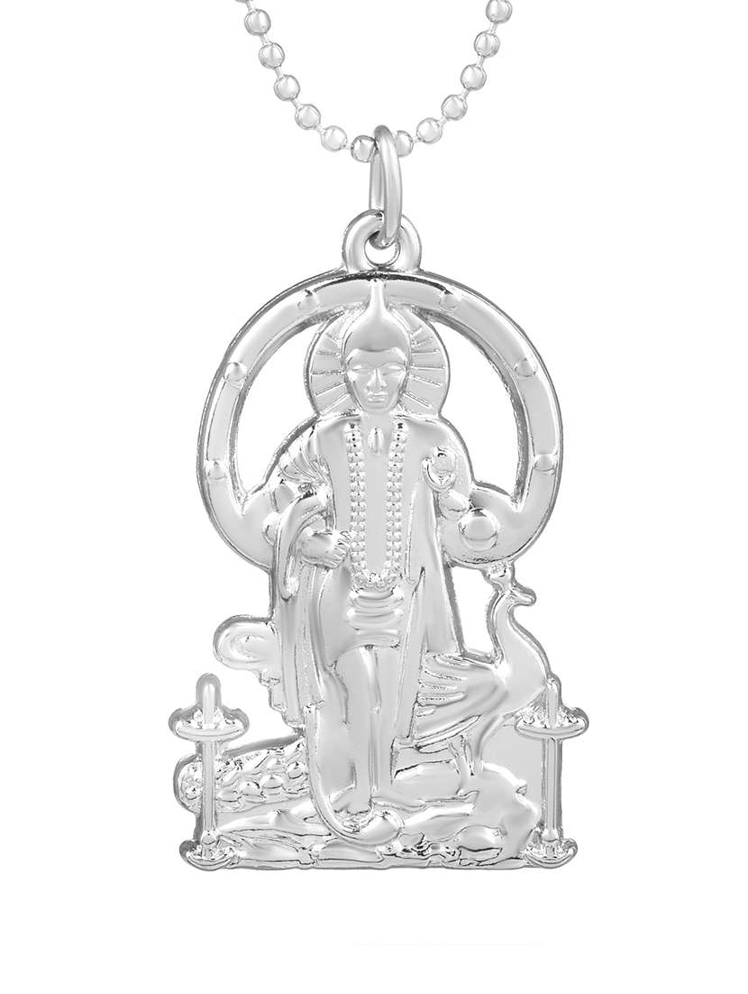 men sacred idol pendant with chain - 21664872 -  Standard Image - 1