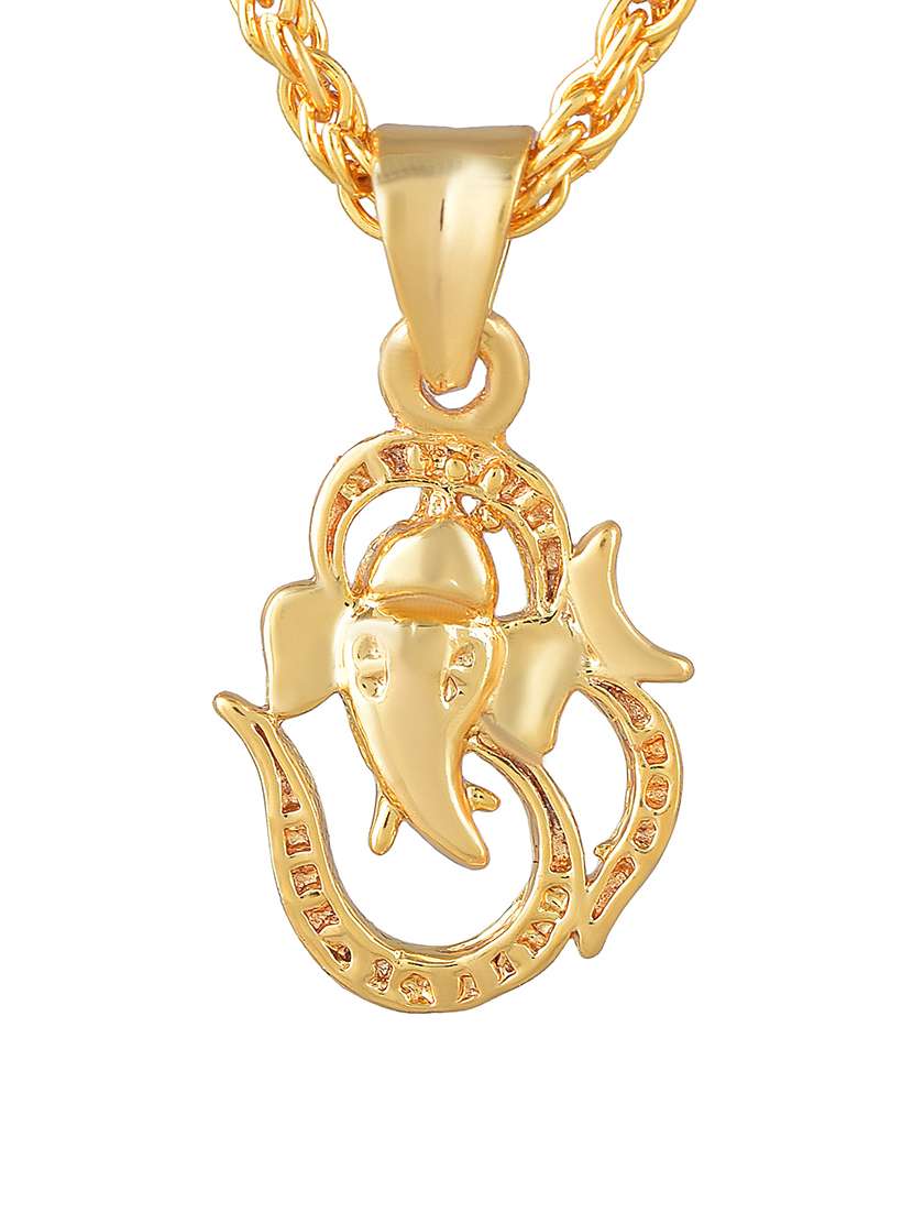 men sacred idol pendant with chain - 21664878 -  Standard Image - 1