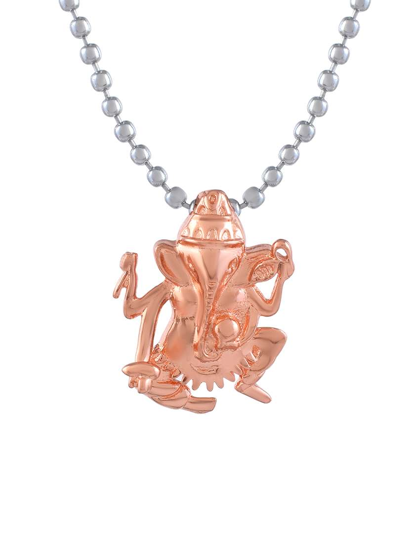 men sacred idol pendant with chain - 21664887 -  Standard Image - 1