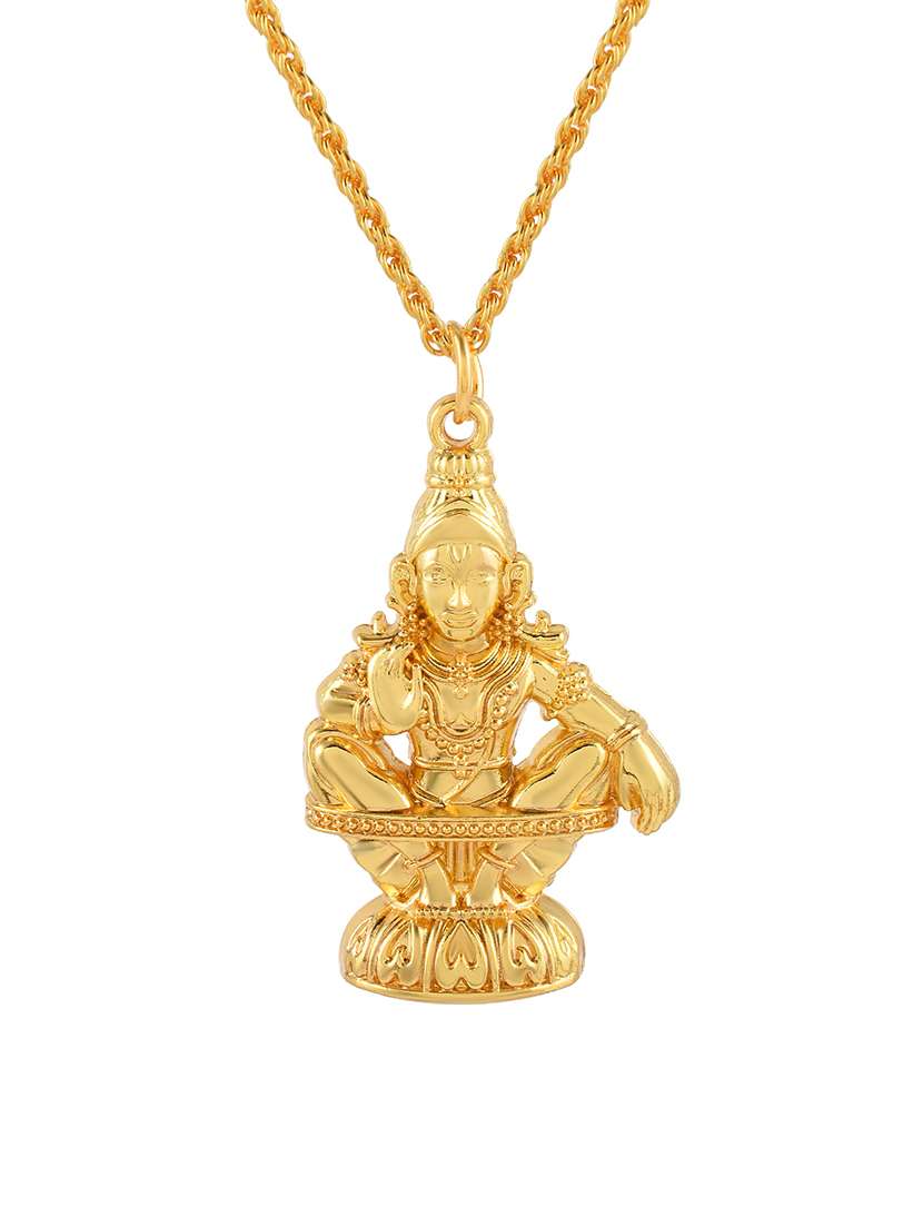 men sacred idol pendant with chain - 21664889 -  Standard Image - 1