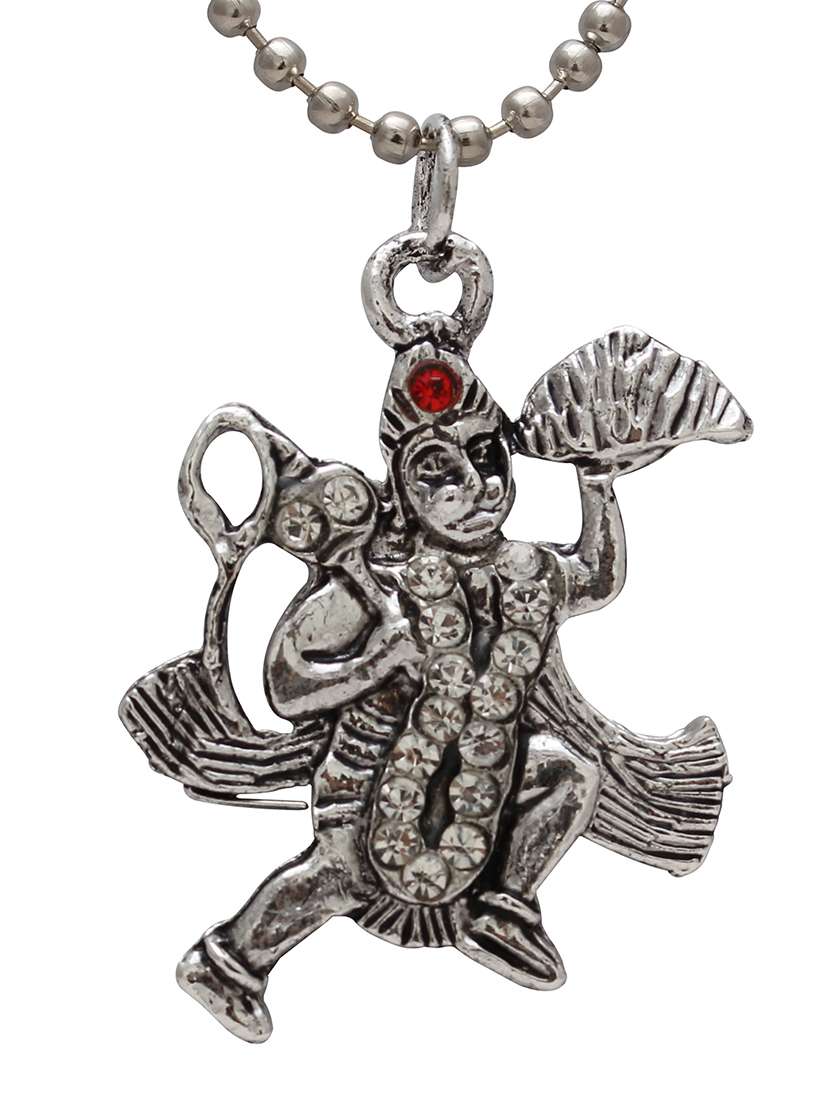 men sacred idol pendant with chain - 21664892 -  Standard Image - 1