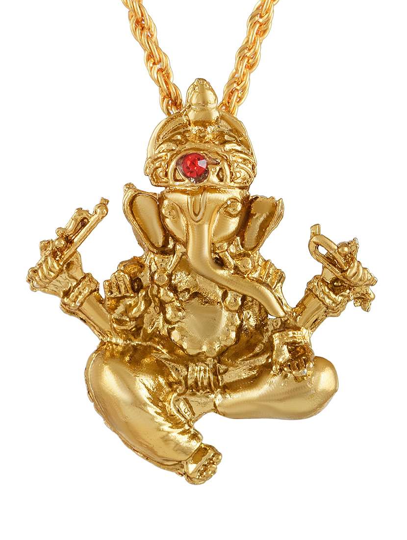 men sacred idol pendant with chain - 21664903 -  Standard Image - 1