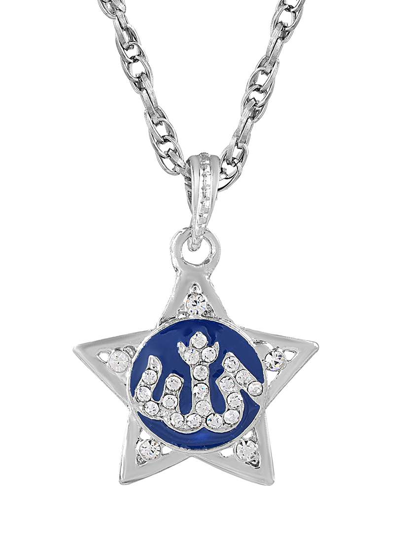 men sacred religious pendant with chain - 21664941 -  Standard Image - 1