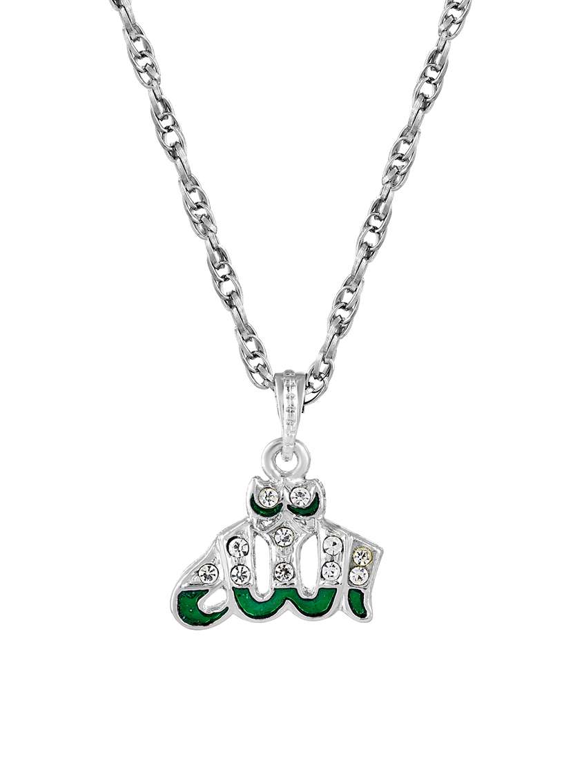 men sacred religious pendant with chain - 21664942 -  Standard Image - 1