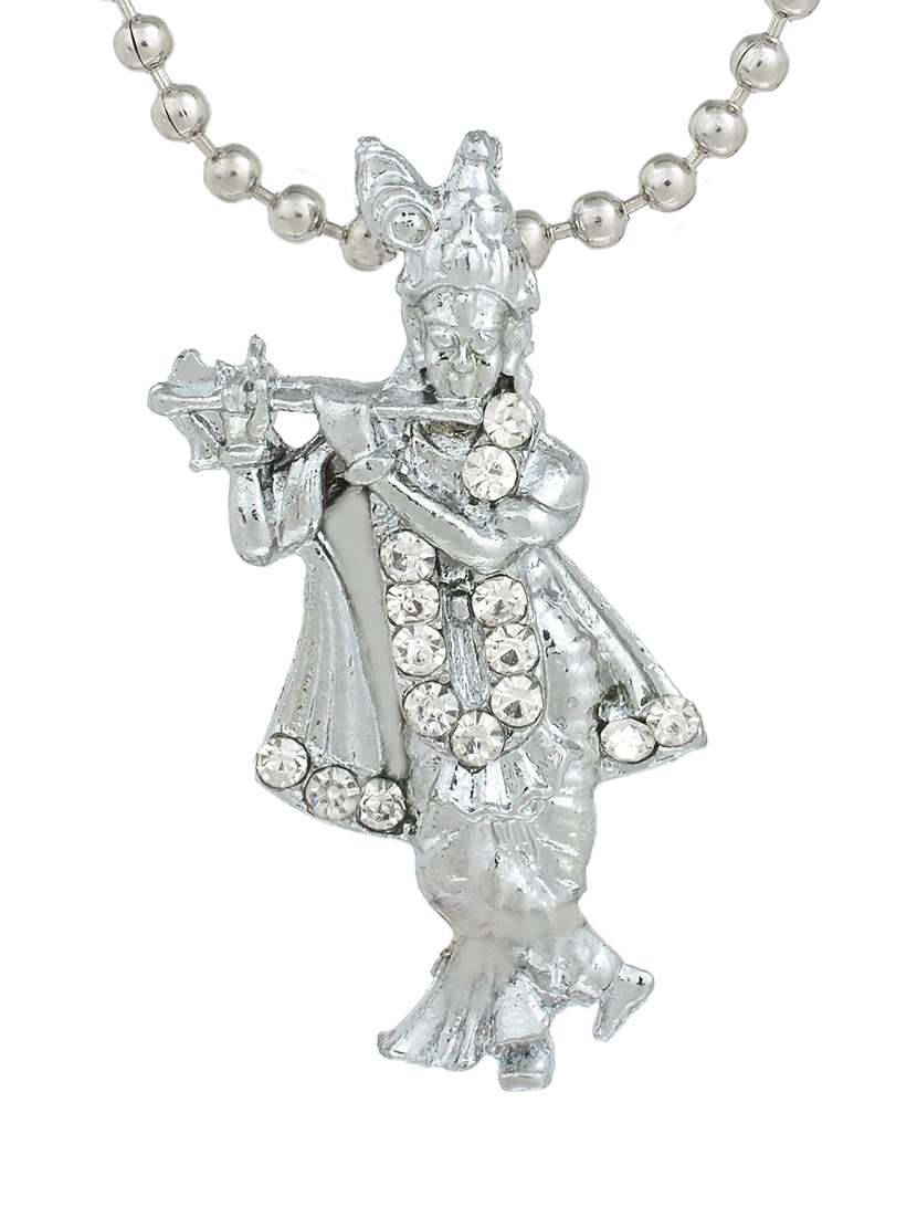 men sacred idol pendant with chain - 21664988 -  Standard Image - 1