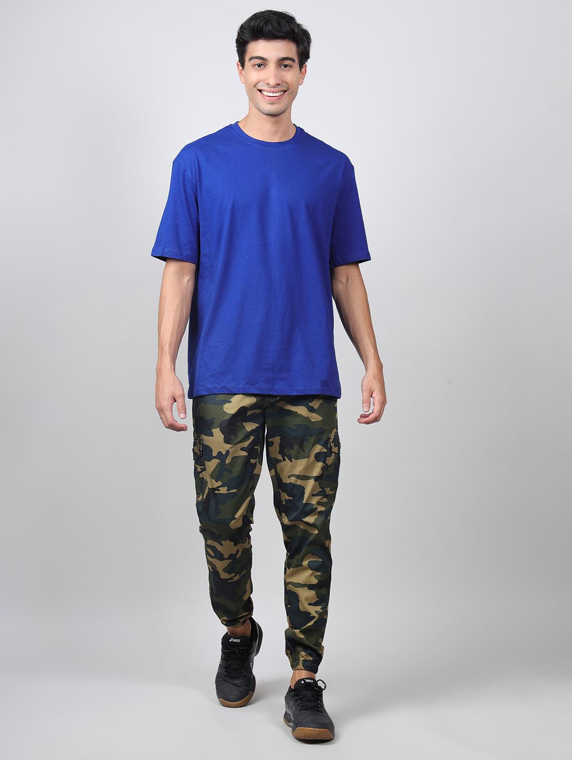 men mid rise camouflage printed jogger - 21665070 - Standard Image - 4