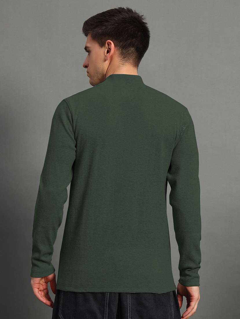 men long sleeve plain pullover - 21666269 -  Standard Image - 1