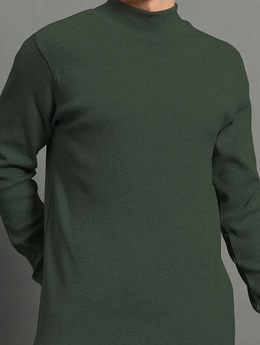 men long sleeve plain pullover - 21666269 -  Standard Image - 4