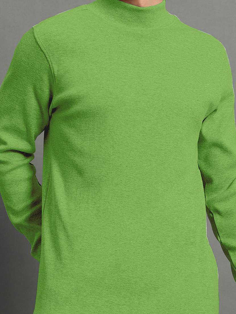 men long sleeve plain pullover - 21666271 -  Standard Image - 4