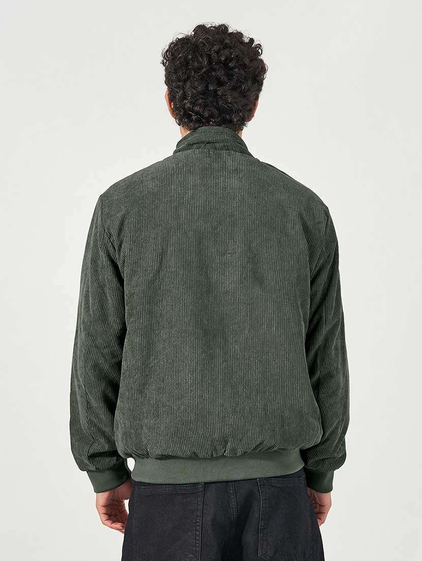 men olive solid long sleeve casual jacket - 21666285 -  Standard Image - 1