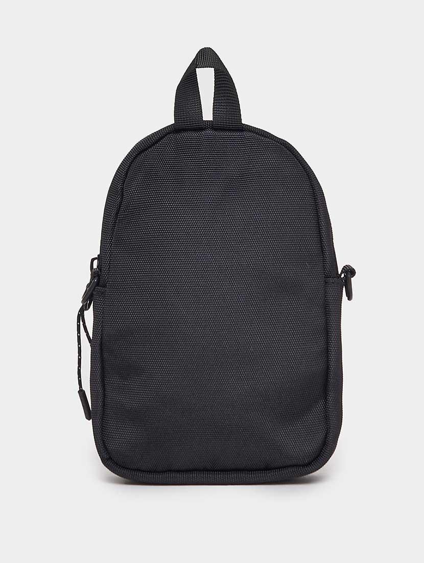black solid adjustable straps backpack - 21666309 - Standard Image - 1