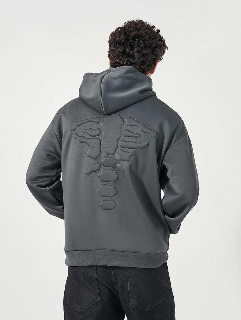men boxy fit hood neck sweatshirt - 21666325 -  Standard Image - 1
