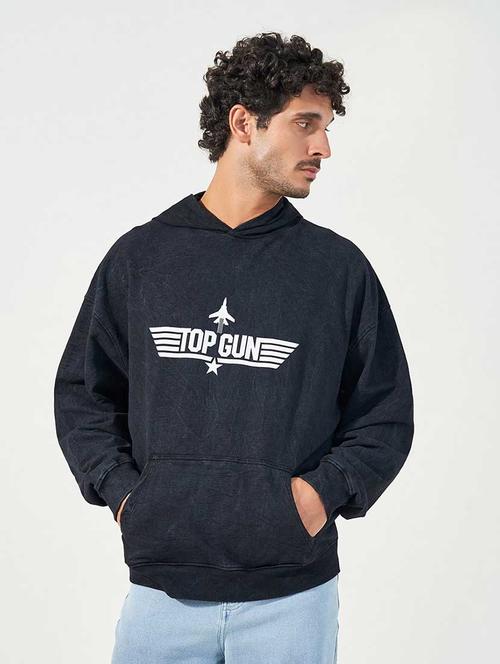 men chest print long sleeve sweatshirt - 21666327 - Standard Image - 0