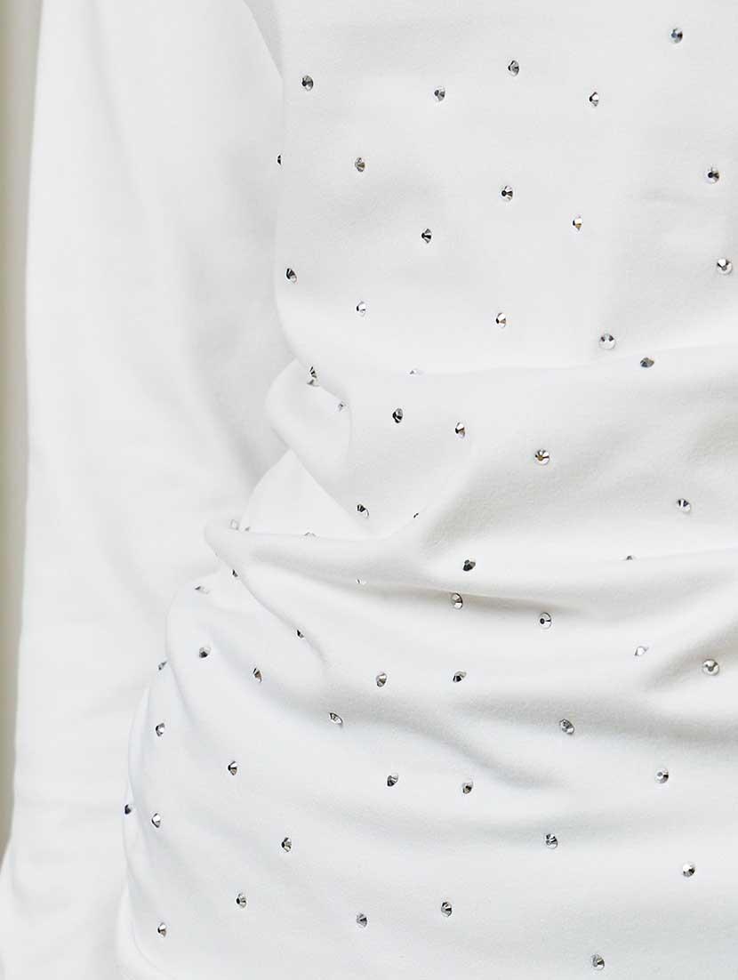 women embellished long sleeves regular top - 21666383 - Standard Image - 4