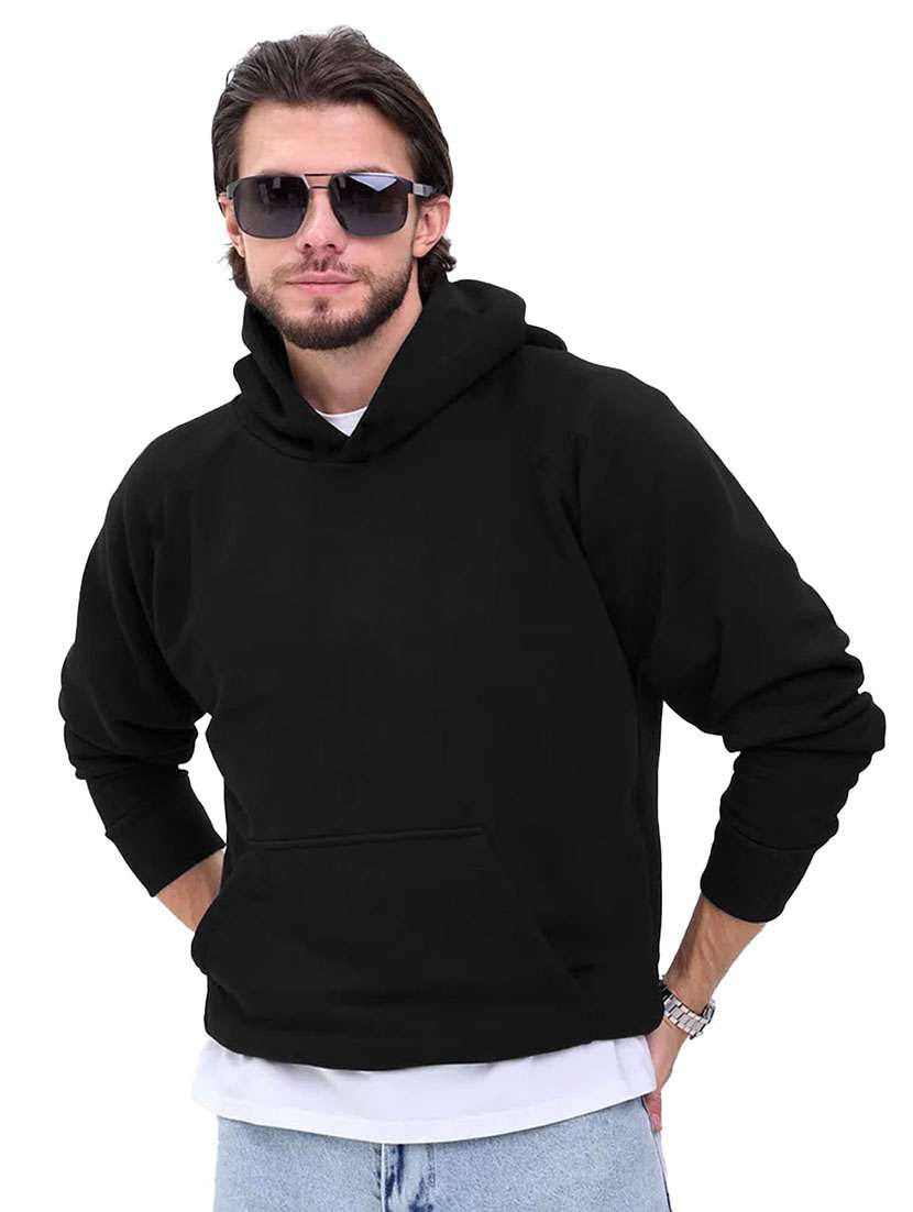 men long sleeves plain sweatshirt - 21666573 -  Standard Image - 1