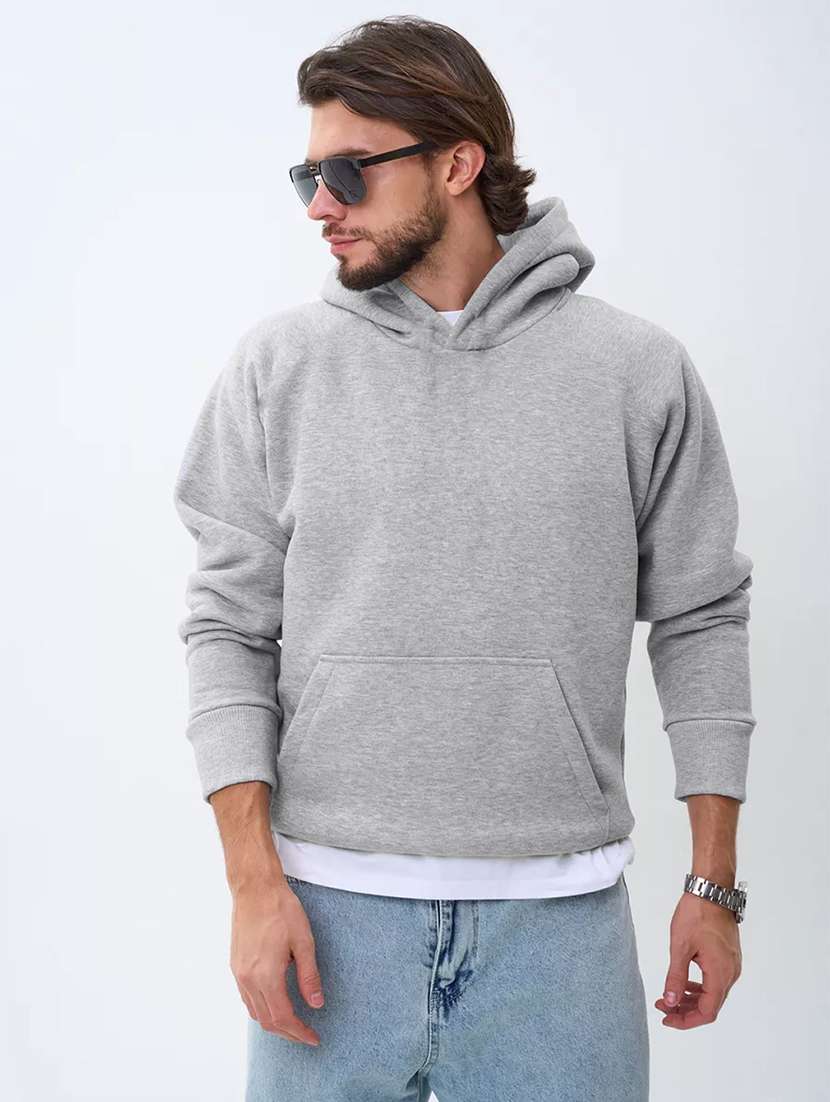 men long sleeves plain sweatshirt - 21666579 -  Standard Image - 1