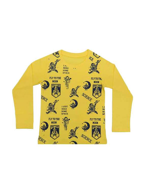 kids round neck short sleeve printed t-shirts combo - 21666976 -  Standard Image - 1