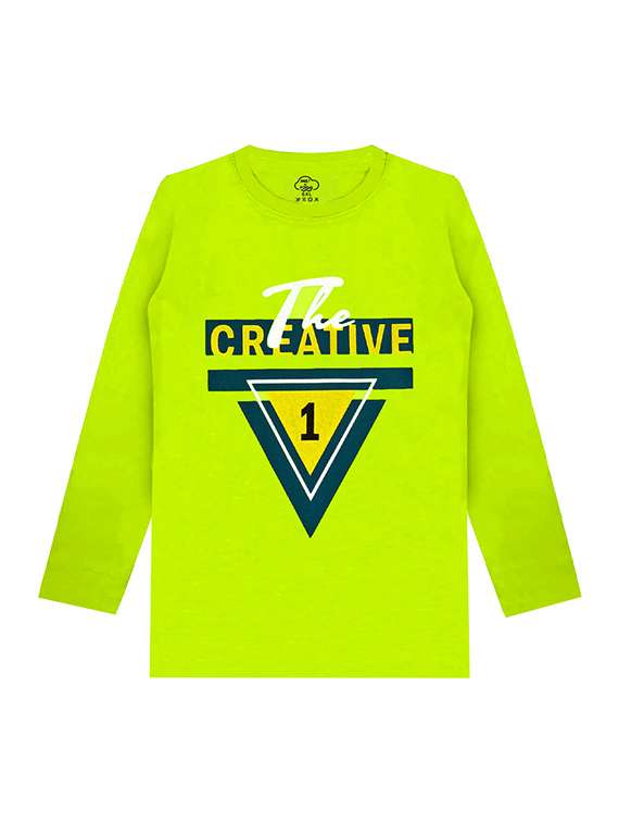 kids round neck long sleeve printed t-shirts combo - 21667005 - Standard Image - 1
