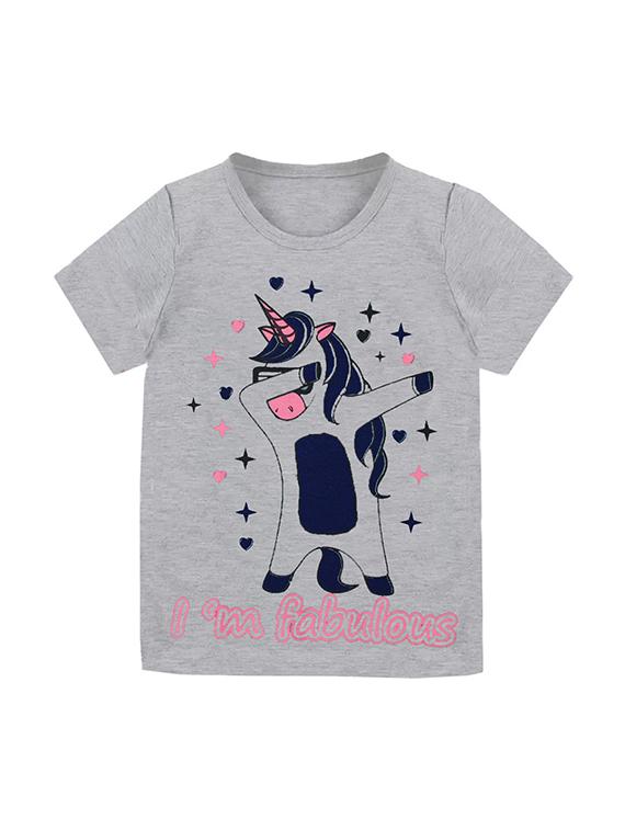 kids round neck printed t-shirts combo - 21667077 -  Standard Image - 1