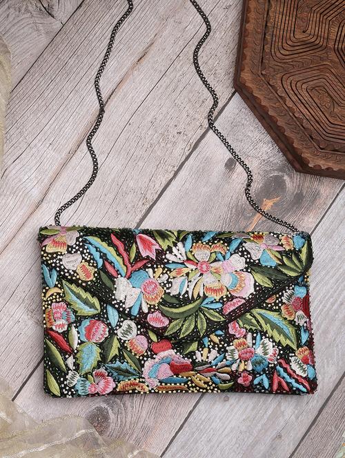 women embroidered sling bag - 21667310 -  Standard Image - 0
