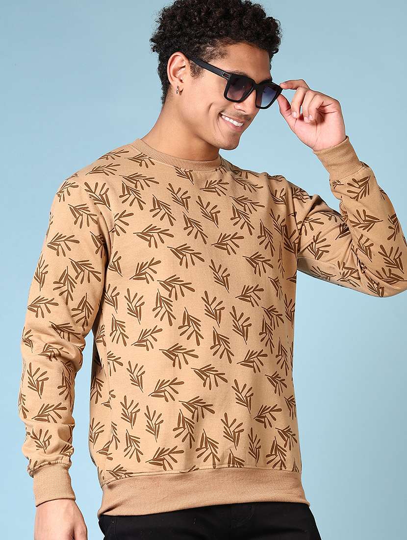 men all over print long sleeve sweatshirt - 21667570 -  Standard Image - 1
