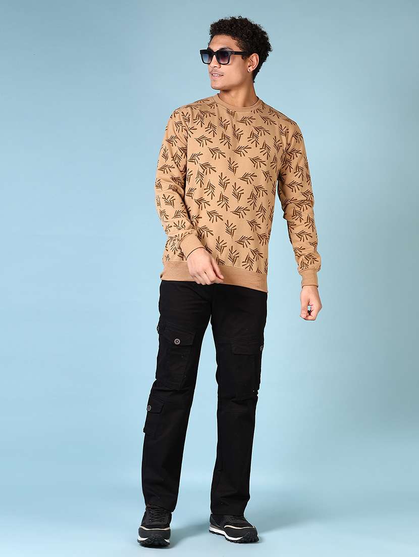 men all over print long sleeve sweatshirt - 21667570 -  Standard Image - 4