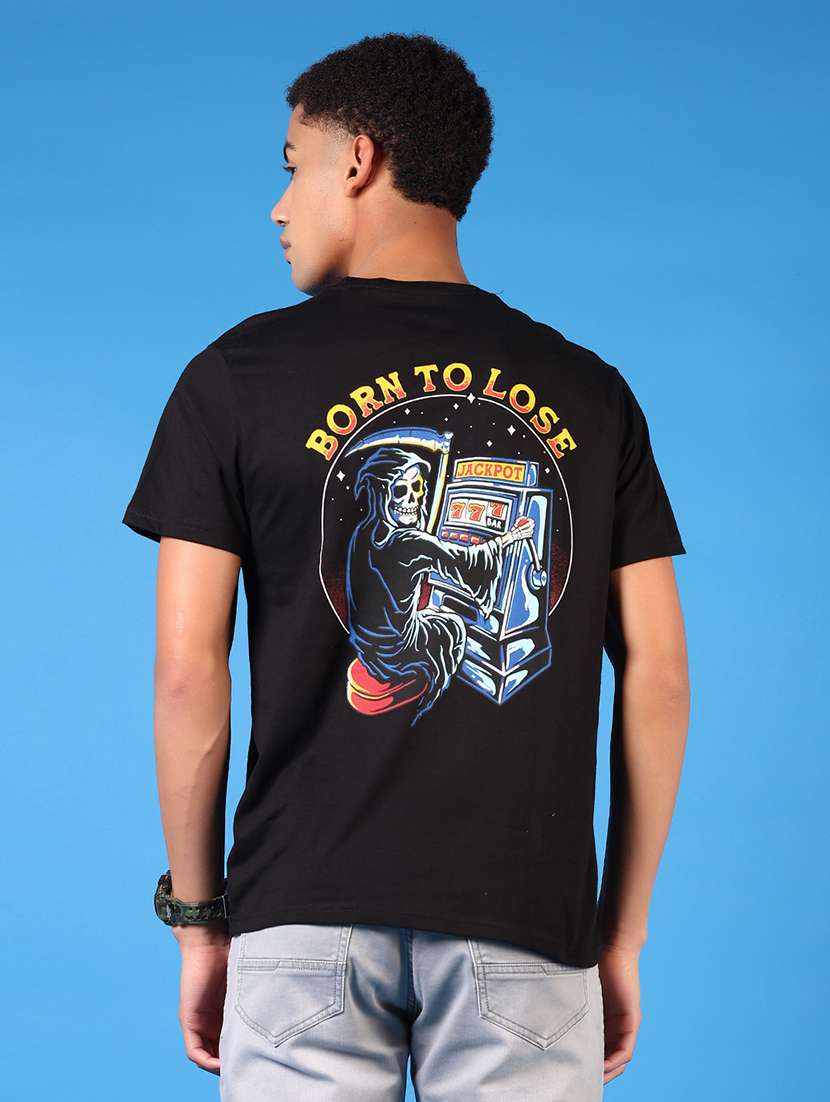 men printed short sleeve regular fit t-shirt - 21667585 -  Standard Image - 1