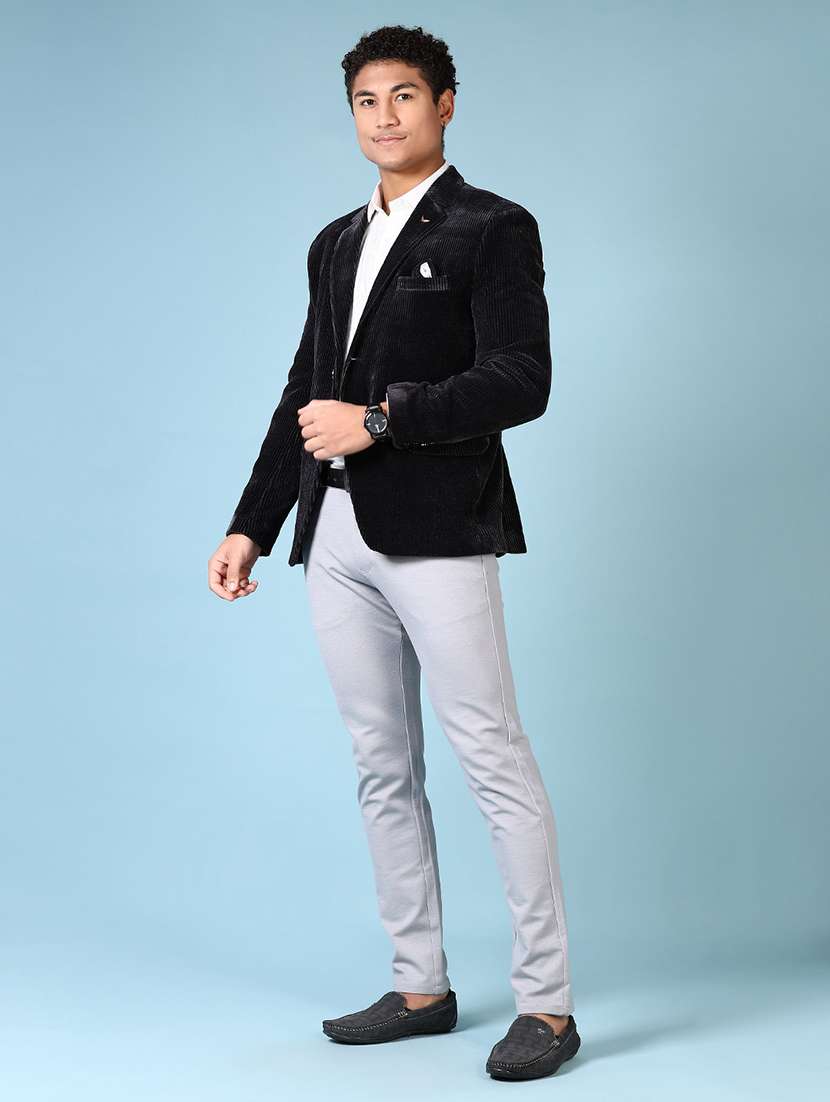 men solid long sleeve single breasted blazer - 21667726 -  Standard Image - 4