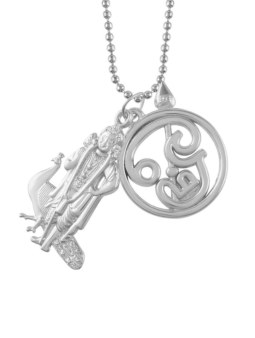 men sacred idol pendant with chain - 21667806 -  Standard Image - 1