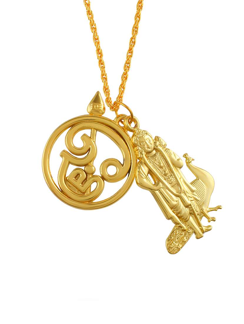 men sacred idol pendant with chain - 21667807 -  Standard Image - 1