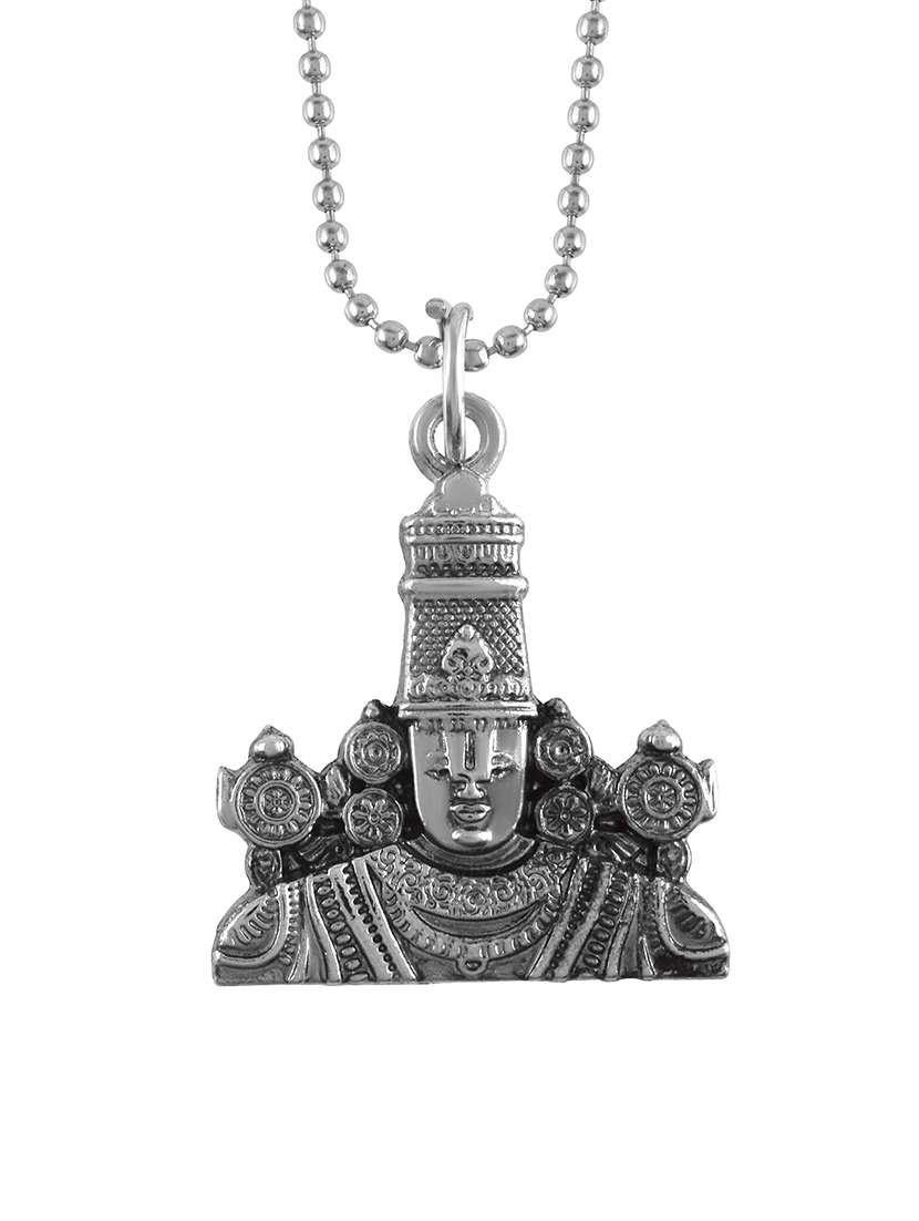 men sacred idol pendant with chain - 21667808 -  Standard Image - 1