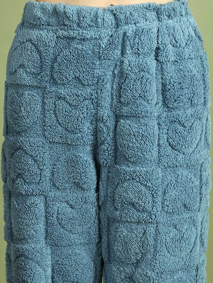 women solid mid rise pajama - 21667817 - Standard Image - 4
