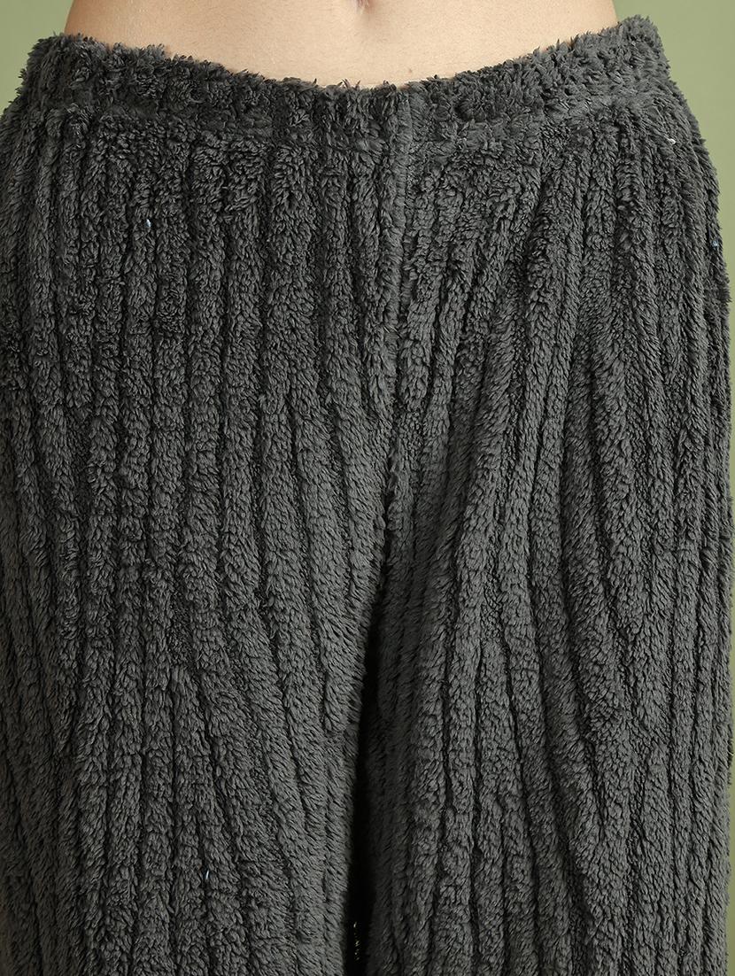 women solid mid rise pajama - 21667821 - Standard Image - 4