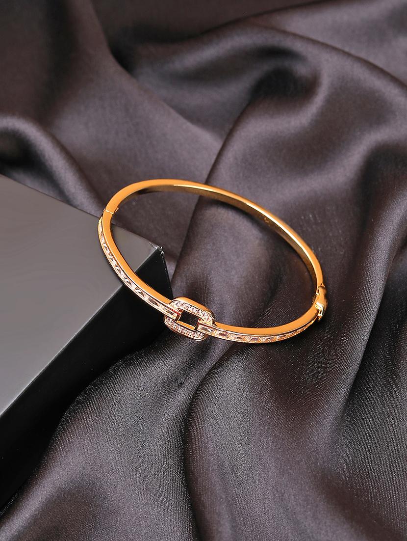 white stone gold plated bracelets - 21667887 -  Zoom Image - 0