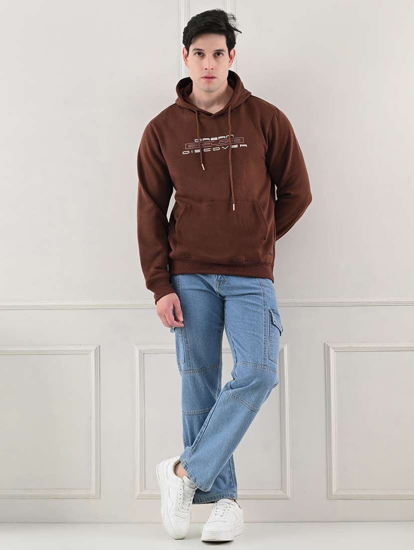 men long sleeve chest print sweatshirt - 21667986 -  Standard Image - 6
