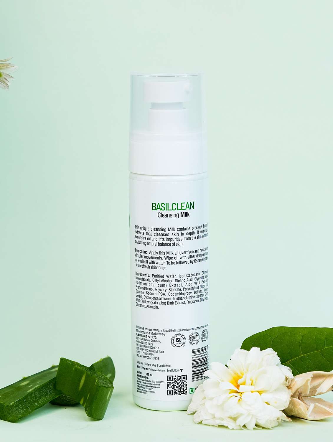 oshea herbals basil extract cleansing milk - 21668197 -  Standard Image - 1