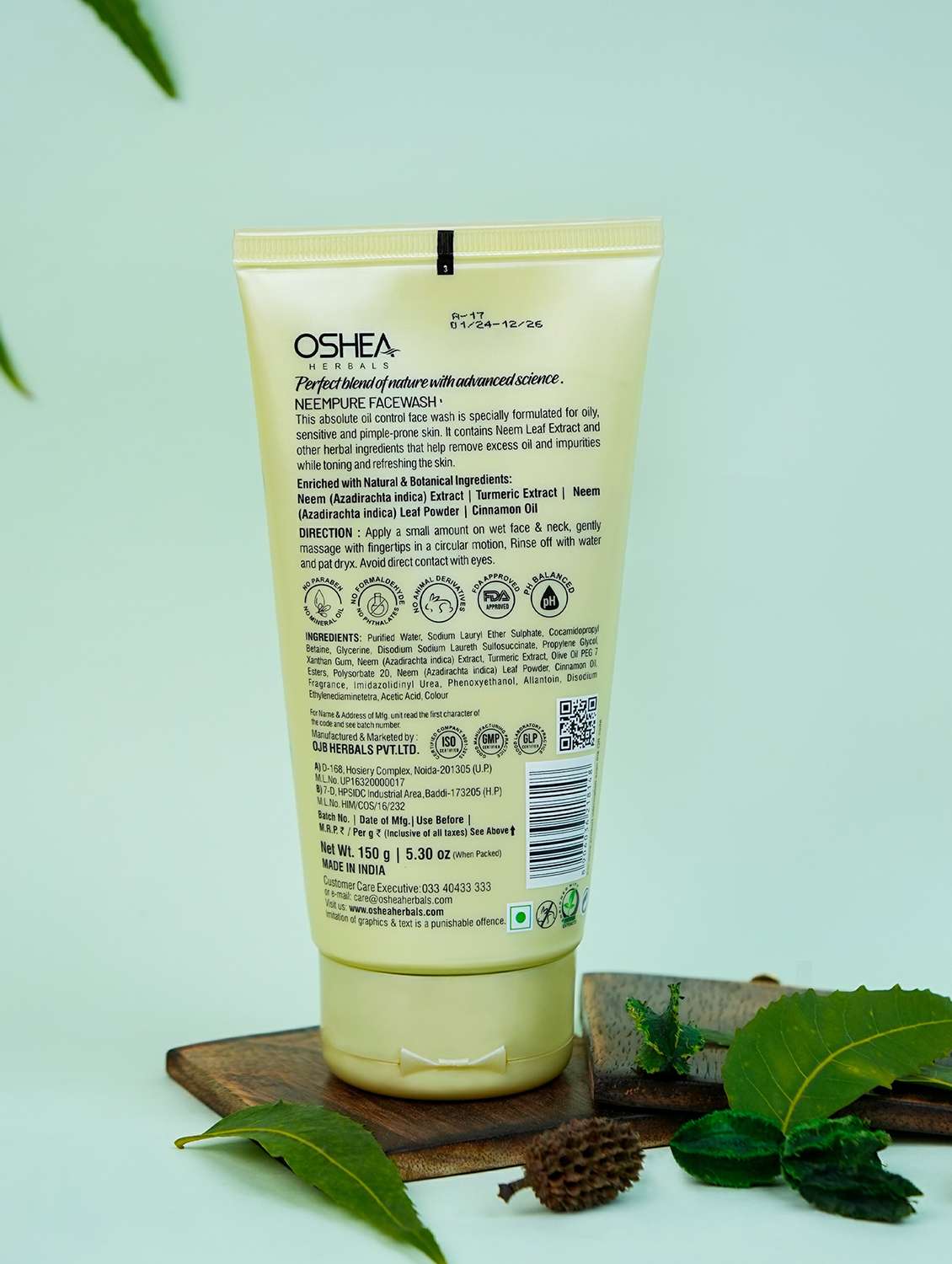 oshea herbals neem extract face wash - 21668214 - Standard Image - 1