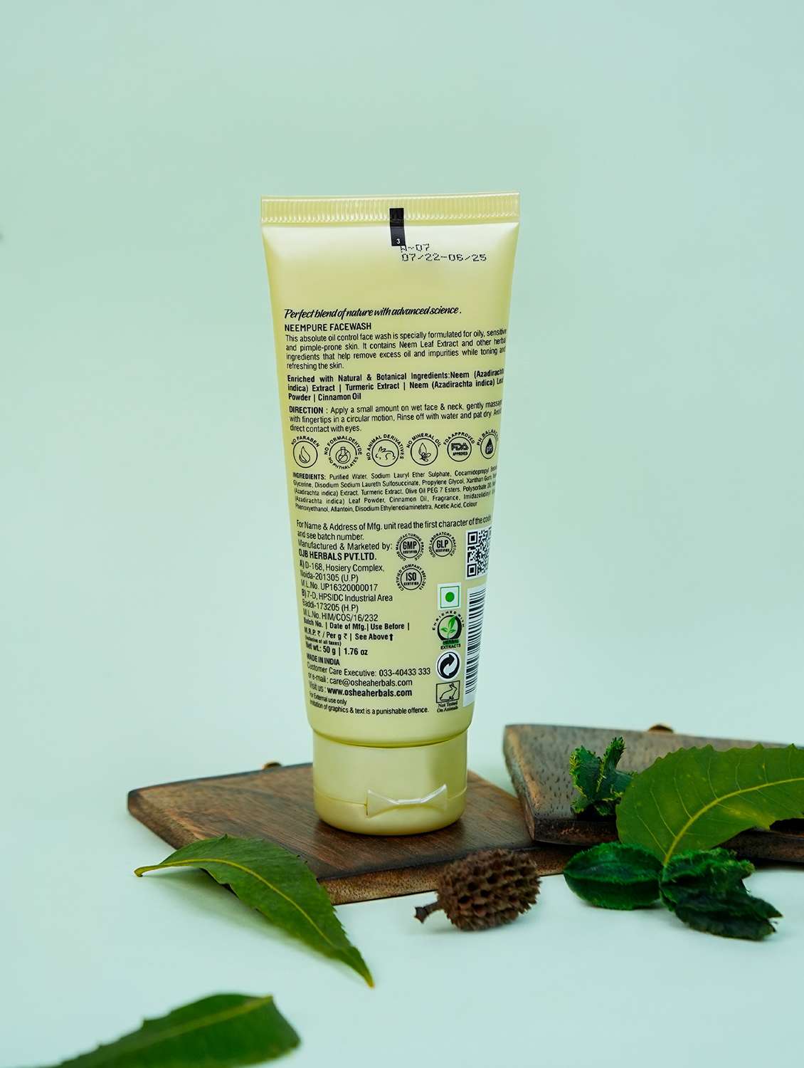 oshea herbals neem extract face wash - pack of 3 - 21668216 - Standard Image - 1