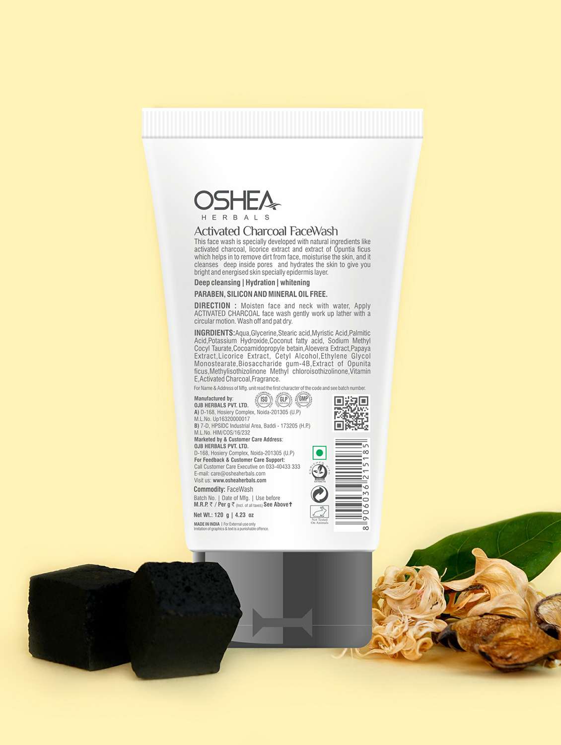 oshea herbals charcoal face wash  - 21668221 -  Standard Image - 1